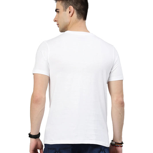 Premium 100% Cotton Alphabet Print T-Shirts for Men - S