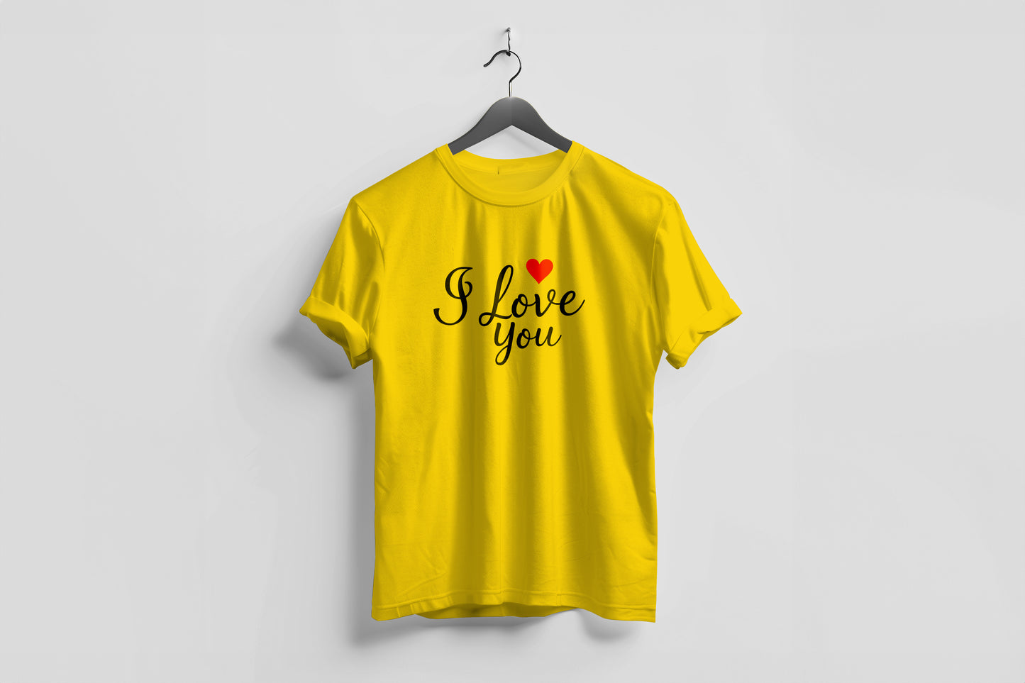 Valentine’s Day Matching Couple T-Shirts – Stylish Half Sleeve Custom Printed Tees for Him & Her – Heart-Themed Romantic Gifts – Premium Cotton Apparel – Perfect Valentine’s Day Gift (Pack of - 2)