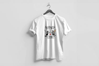 Valentine’s Day Matching Couple T-Shirts – Stylish Half Sleeve Custom Printed Tees for Him & Her – Heart-Themed Romantic Gifts – Premium Cotton Apparel – Perfect Valentine’s Day Gift (Pack of - 2)
