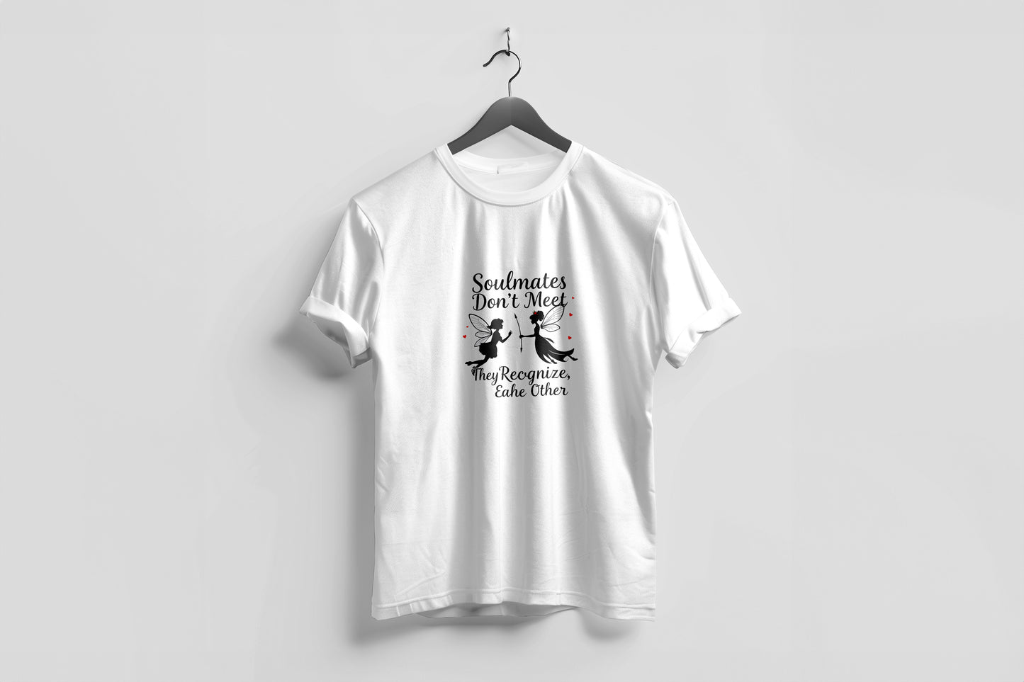 Valentine’s Day Matching Couple T-Shirts – Stylish Half Sleeve Custom Printed Tees for Him & Her – Heart-Themed Romantic Gifts – Premium Cotton Apparel – Perfect Valentine’s Day Gift (Pack of - 2)