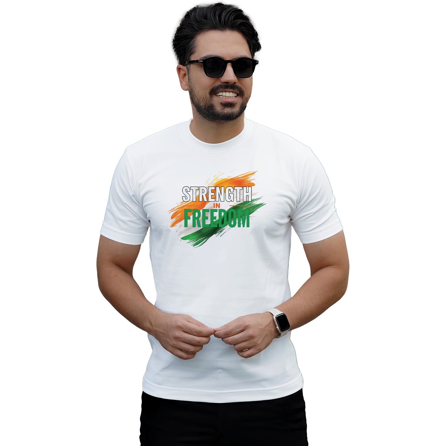 Men's Premium Cotton Republic Day T-Shirt