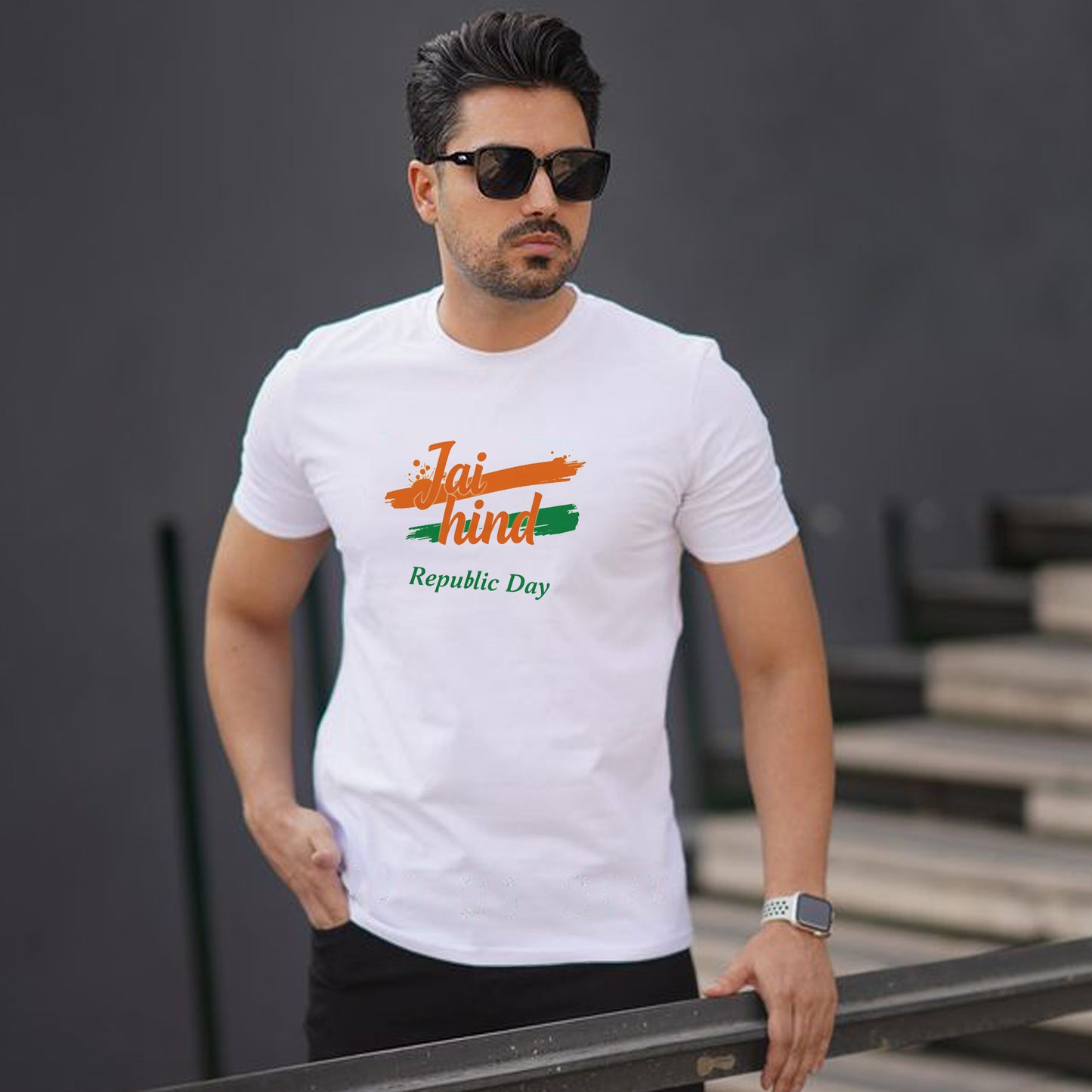 Men's Premium Cotton Republic Day T-Shirt
