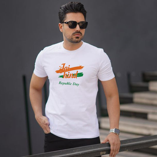 Men's Premium Cotton Republic Day T-Shirt