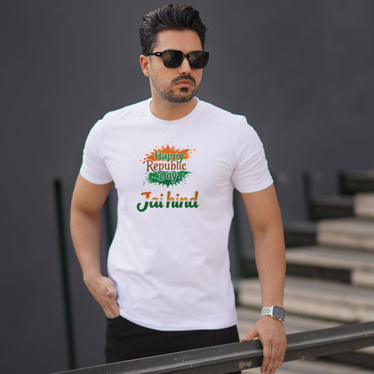Men's Premium Cotton Republic Day T-Shirt