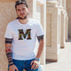 Premium 100% Cotton Alphabet Print T-Shirts for Men - M
