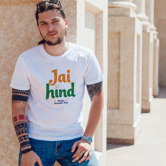 Men's Premium Cotton Republic Day T-Shirt