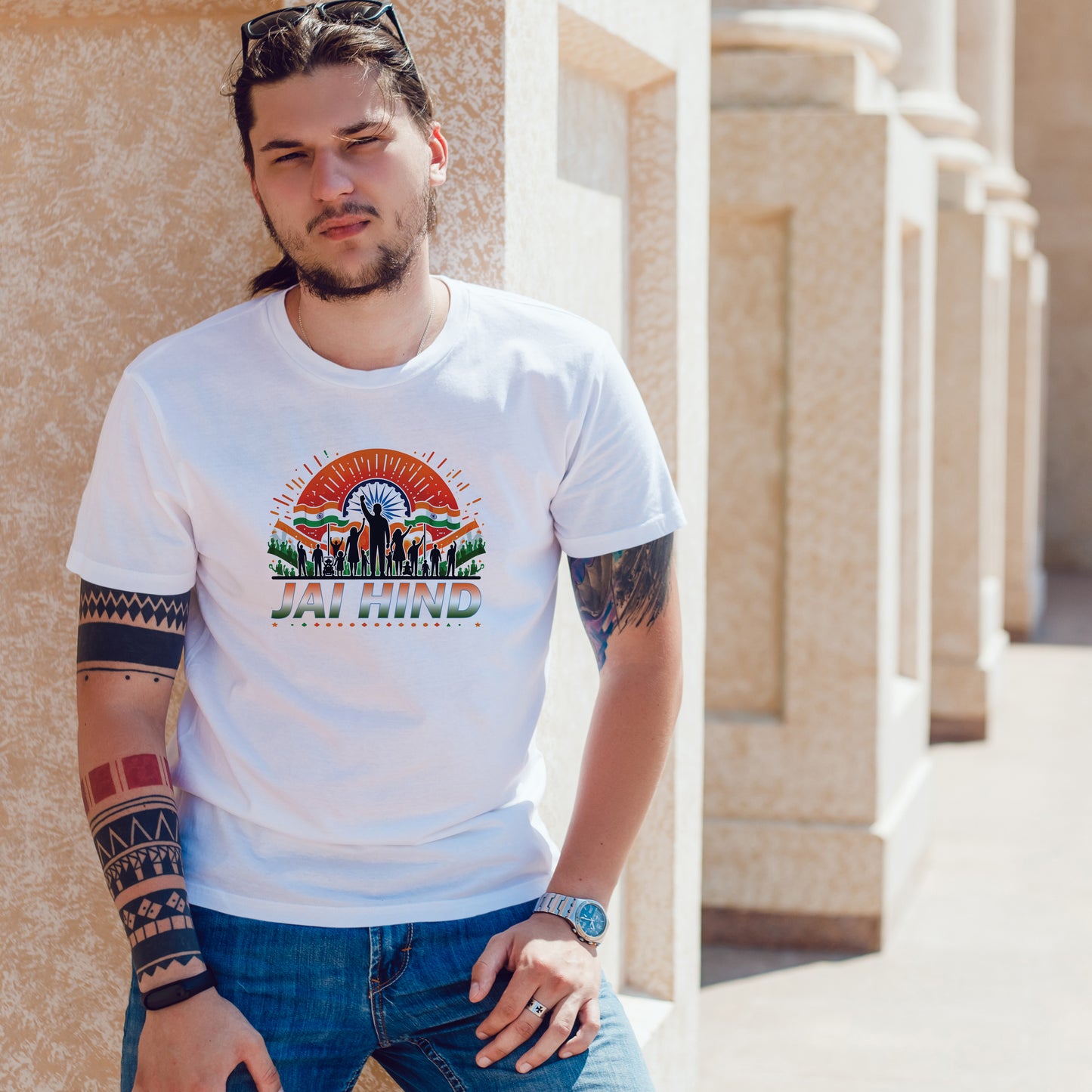 Men's Premium Cotton PATRIOTIC Day T-Shirt