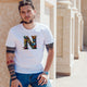 Premium 100% Cotton Alphabet Print T-Shirts for Men - N