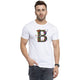 Premium 100% Cotton Alphabet Print T-Shirts for Men - B