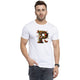 Premium 100% Cotton Alphabet Print T-Shirts for Men - P