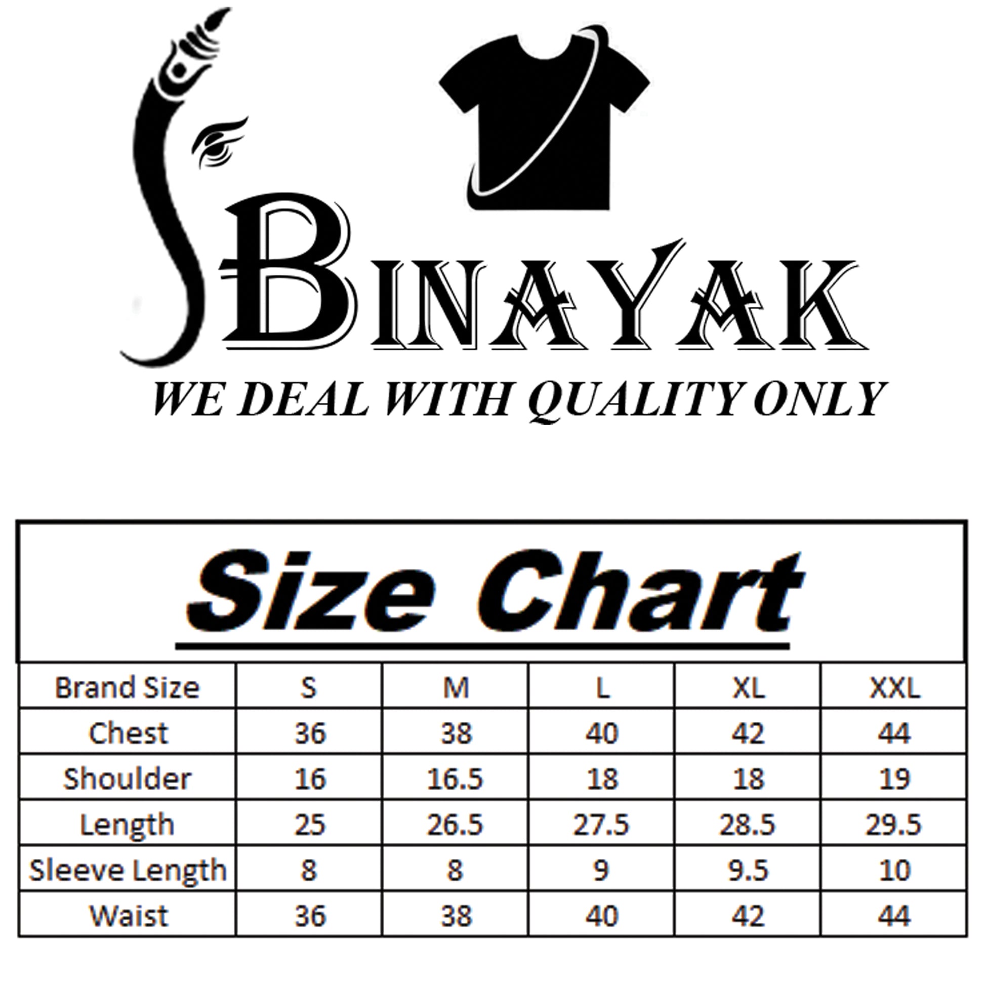 Jagannath Temple Printed T-Shirt Size Guide | Binayak Stores